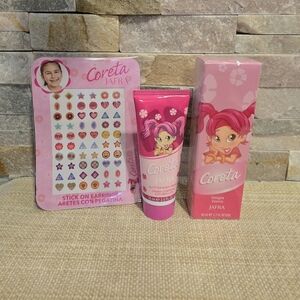 Coreta Jafra Pink Cologne and Sticker Set